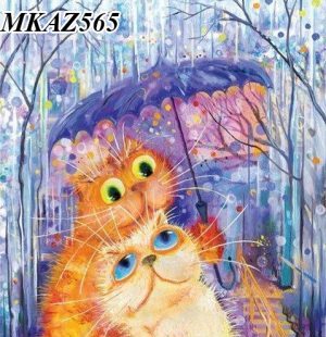 MKAZ565 Алмазный набор «Мартовские кошки»