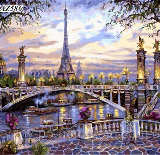 MKAZ586 Набор алмазный «Парижский мост»