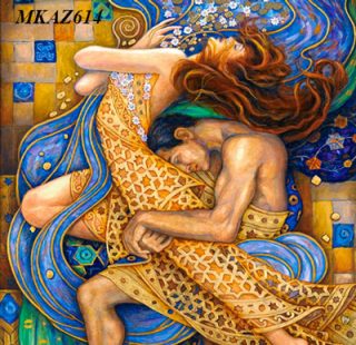 MKAZ614 Алмазный набор  «Танец любви и страсти»