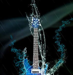 MKAZ664 Набор алмазный «Синяя гитара»