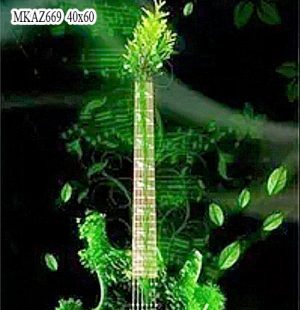 MKAZ669 Набор алмазный «Зеленая гитара»
