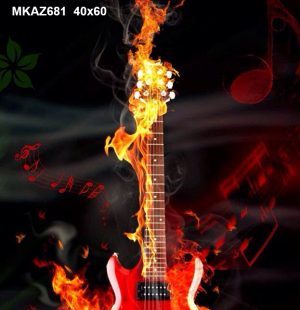 MKAZ681 Набор алмазный «Красная гитара»