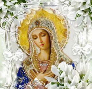 MKAZ831 Набор алмазный икона «Божья матерь» (полная выкладка)