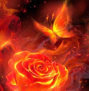 MKAZ963 Набор алмазный «Огненные розы»